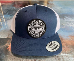 TightLines Hat Blue "The Tug Is The Drug"